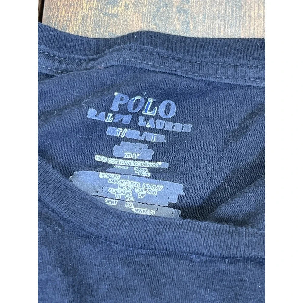 Lot Of 2 Men's Black Ralph Lauren Polo T-Shirts Red Pony Size 5XLT